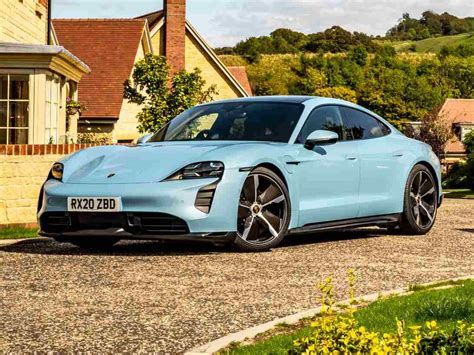 porsche taycan outsells 911 in 2021 as sales double four door ev now third highest selling