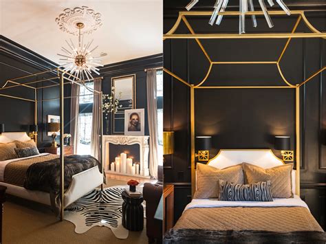 Black White And Gold Bedroom Ideas Black Gold Bedroom On Pinterest