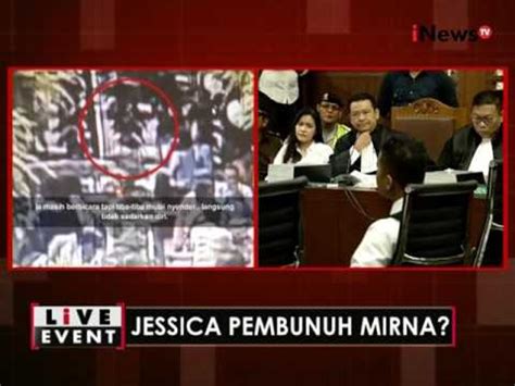 Sidang Lanjutan Pembunuhan Mirna Dengan Tersangka Jessica Live