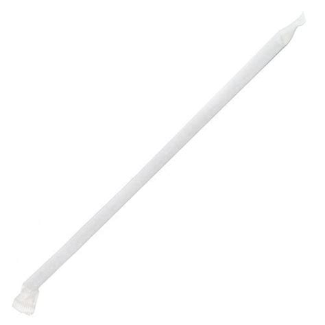775 Clear Large Straws 5mm Individually Wrapped Pack Of 500
