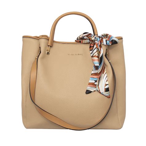 Alexis Bendel Womens Vegan Leather Multi Style Shopper Tote Handbag