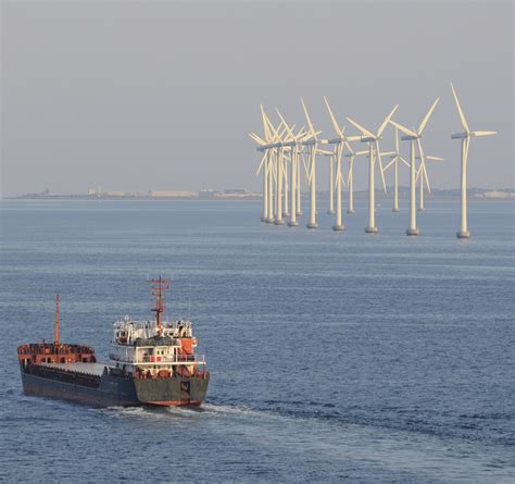 Copenhagen Windfarm Wind Turbines Ship Global Trade Review Gtr
