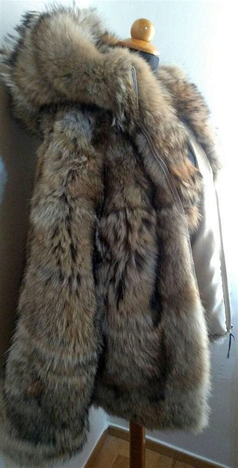 the perfect real fur new in natural real mens hooded fur from natural color excellent quality