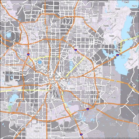Dallas Zip Code Map Gis Geography