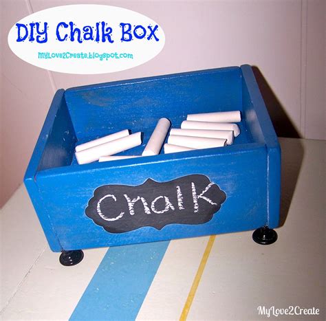 Diy Chalk Box Or Box For Whatever You Want Diy Chalk Diy Wood