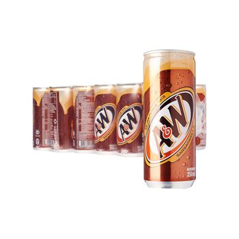 A&w sarsaparilla with creamy root beer taste. A&W Sarsaparilla 12tin x 320ml | ZuppaMarket