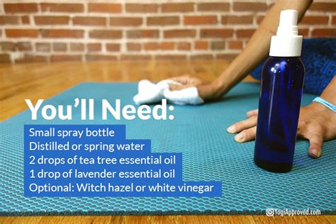 Shake the yoga mat cleaner and spray your entire mat. How to Make Your Own DIY Yoga Mat Cleaner Spray
