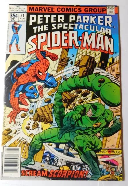 Marvel Comic Peter Parker The Spectacular Spider Man 21 Aug 1978