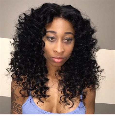 Wand Curls Middle Part Beautiful Hair Wand Curls Weave Hairstyles