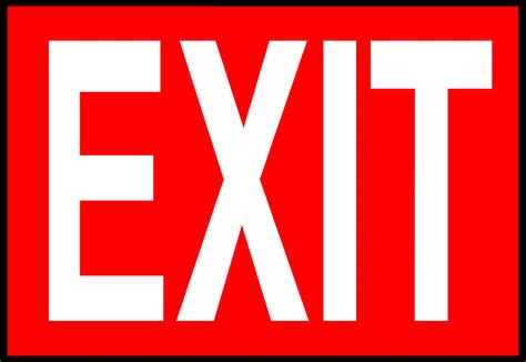 Exit Sign Emergency Exit Exit S Angle Flag Text Png Pngwing
