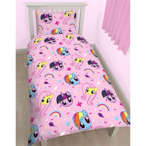 My Little Pony Equestria Single Duvet Cover Set Kids Bedding New