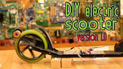 Homemade Electric Scooter Version 1 Youtube
