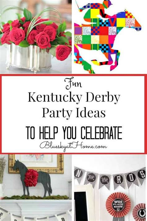 Fun Kentucky Derby Party Ideas To Help You Celebrate ~ Bluesky At Home