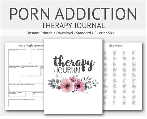 Pornography Addiction Therapy Journal Mental Health Porn Etsy 20740 Hot Sex Picture