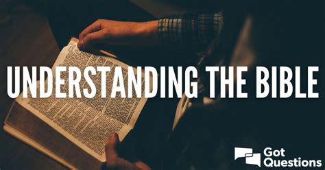 Understanding The Bible — Article Index
