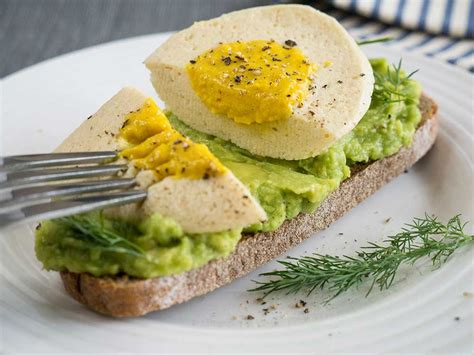 Vegan Boiled Egg On Avocado Toast Packed With Protein Avocado Toast