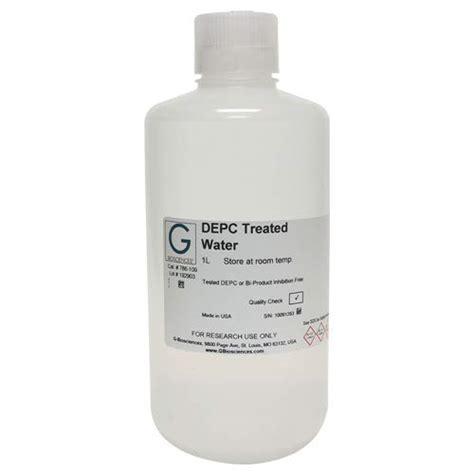 Water Depc Treated 1 Liter Industrial And Scientific