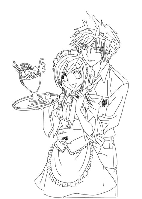 Maid Sama Coloring Pages