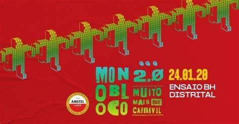 Monobloco Ensaio Carnaval 2020 Em Belo Horizonte 2023 Sympla