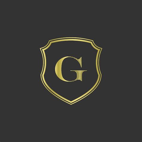 Premium Vector Initial G Gold Color Logo Elegant