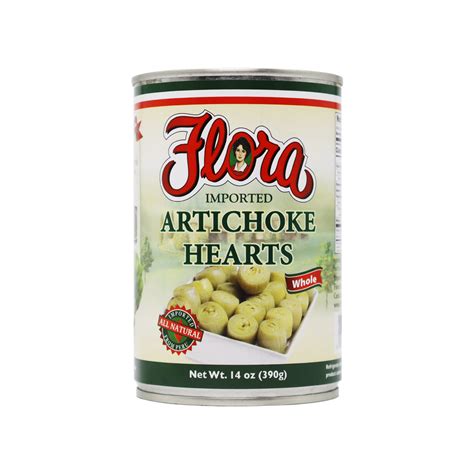 Artichoke Hearts In Brine 14oz Flora Fine Foods
