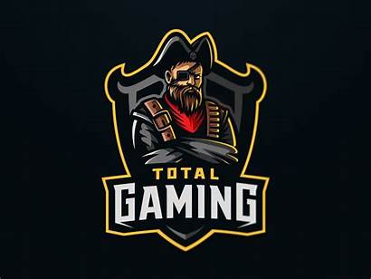 Gaming Total Fire Dribbble Logos Face Mascot