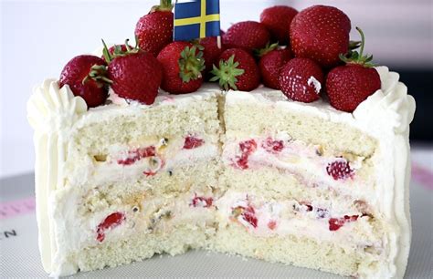 Swedish Midsummer Strawberry Cream Cake Passion For Baking Get