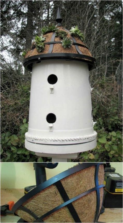 Borderline Genius Diy Ideas For Repurposing Five Gallon Buckets Bird Houses Diy Homemade