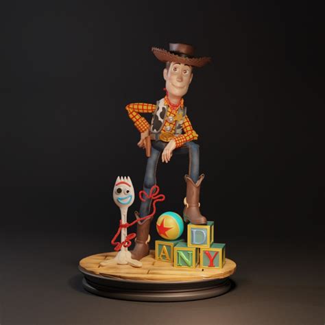 Woody And Forky Toy Story Stl 3d Print Files