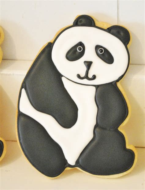 Panda Bear Cookies Etsy