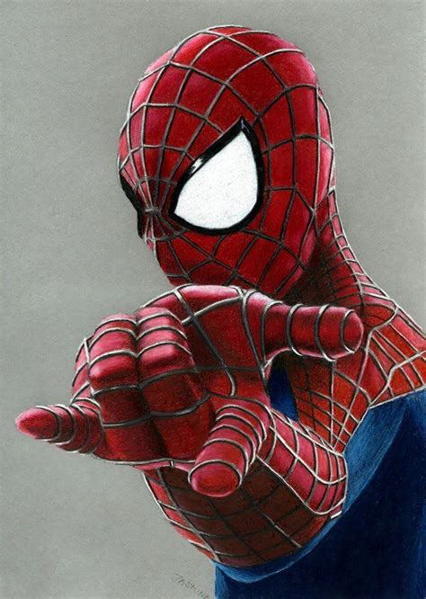Colored Pencil Drawing The Amazing Spider Man 2 By Jasminasusak