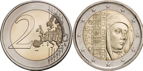 World Coin News San Marino 2 Euro 2017 Giotto