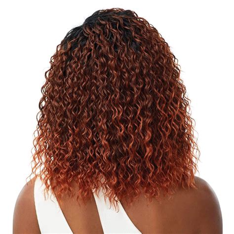 Wet And Wavy Deep Curl 14″ Quick Weave Synthetic Half Wig