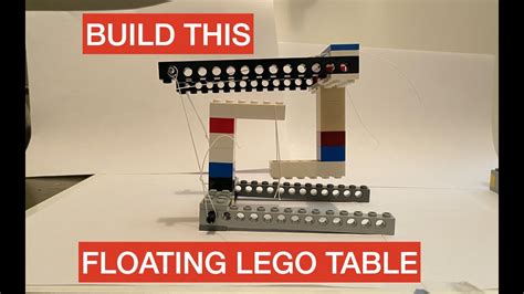 Build A Simple Lego Tensegrity Table Impossible Floating Platform