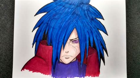 Como Dibujar Paso A Paso A Madara Uchiha Fac1l