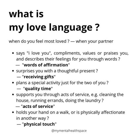 Types Of Love Language Love Language Physical Touch Relationship Psychology Relationship
