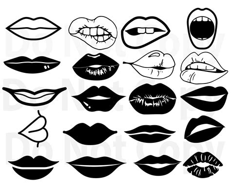 Lips Svg Bundle Womans Lips Svg File For Cricut Mouth Svg Etsy Israel The Best Porn Website