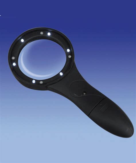 Deluxe Hand Magnifier With Led Lights Easy To See Easy To Use With A Comfortable Grip