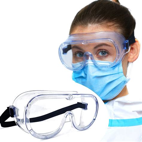 Safety Goggles Fda Registered Anti Fog Design Fits Over Glasses Scratch