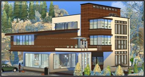 Tanitas Sims Modern House • Sims 4 Downloads