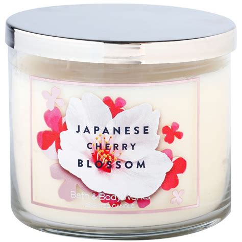 Bath And Body Works Japanese Cherry Blossom Scented Candle 411 G