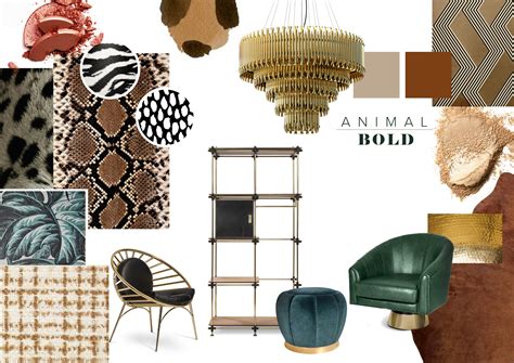 Moodboard Collection Animal Bold Interior Decor Trend For 2019
