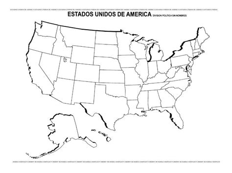 Mapa De Estados Unidos Sin Nombres Para Imprimir En Pdf Porn Sex Picture