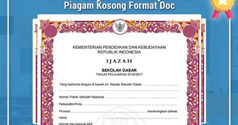 Download Bingkai Sertifikat Doc Gudang Materi Online