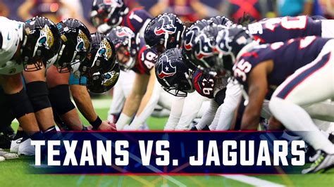 The Houston Texans Are Taking On The Jacksonville Jaguars For Week 17