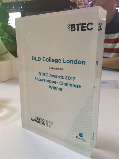 Btec Awards 2017 Dld College London
