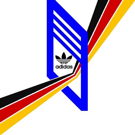 Adidas 2021 New Logo Design With Optical Illusions Concept Blue