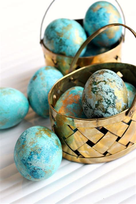 Abstract Painted Easter Eggs Creative Egg Decorating Idea Dans Le