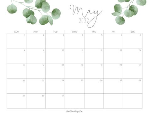 27 Aesthetic Cute May 2023 Calendars Free Printable Onedesblog Artofit