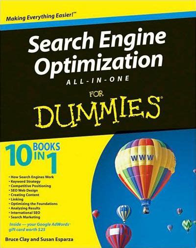 Search Engine Optimization All In One For Dummies By Bruce Clay And